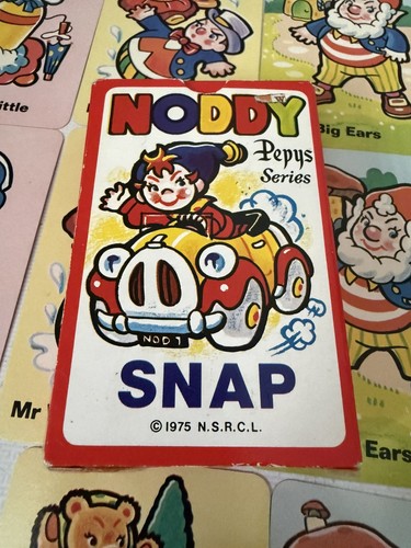 Noddy snap card game vintage - noddy,