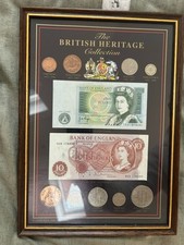 Framed British Heritage Coin Collection