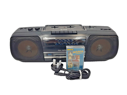 Panasonic fs410 boombox - panasonic, rx-fs410