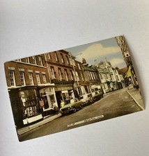 vtg postcard mercer row louth
