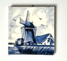 Vintage Blue Delft Tile