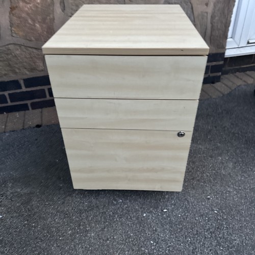Light maple office drawer - light, 3x