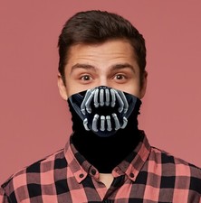 Halloween Bane Mask Design Snood Neck Tube Neck Warmer Facemask