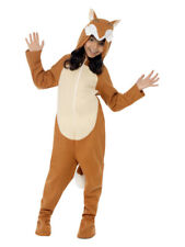 Childs Fox One Piece Fancy Dress Costume Childrens Book Day Suit by Smiffys