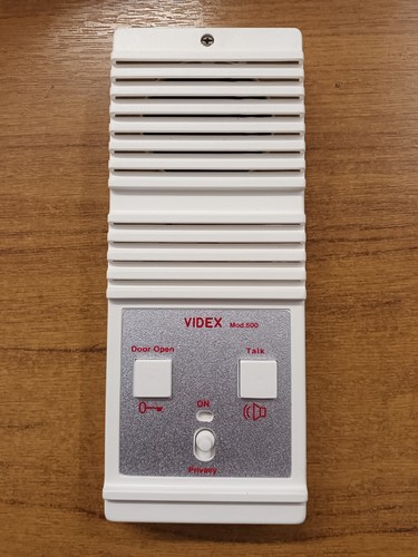 Videx hands free intercom - videx,