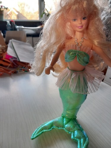 990s disney ariel barbie doll - !990s,