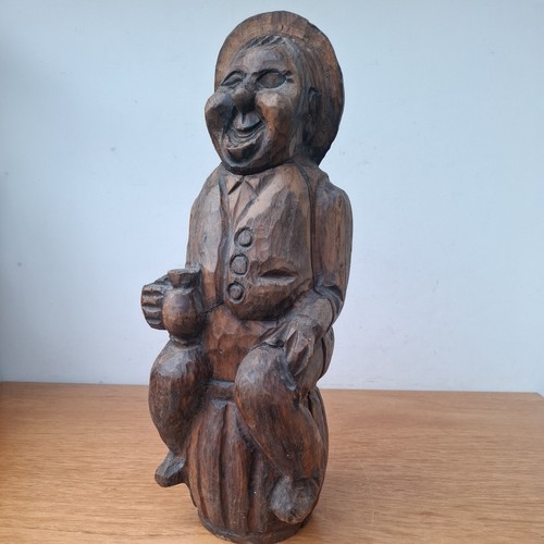 Vintage hand carved wooden - vintage,