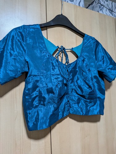 Backless indian silk blouse - indian, uk