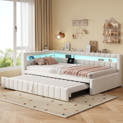 3ft single velvet daybed - velvet,