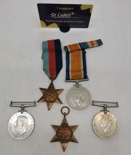 Wwii british medal group - wwii,