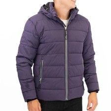 GANT Mens Coat Puffa Jacket Active Cloud Padded Hooded Zip Faster Drying Winter