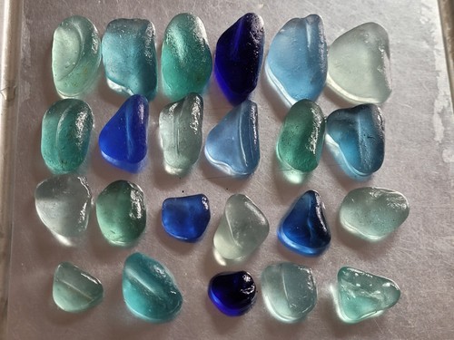 Sea glass bottle - x,