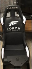 Forza Motorsport Playseat Evolution Gaming Chair Black Leather Racing Sim Rig