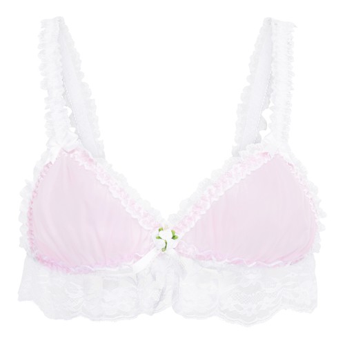 Satini sissy frilly - satini,