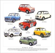 MINI COOPER & 'S' MkI, MkII & MkIII - FINE ART PRINT - Police 33 EJB Monte Carlo