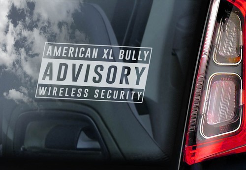 American bully sticker car - american, sticker,
