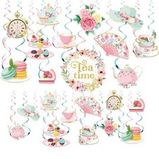 53 Pcs Tea Party Decoration