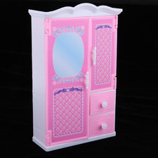 1/6 Pink Wardrobe with Mirror