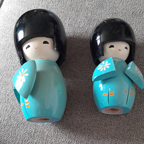 2pc kokeshi style japanese - 2pc,