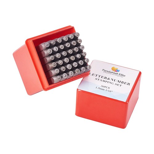 Pcs letter and number metal - 36,