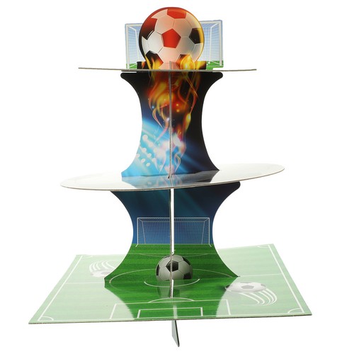 Football party cupcake stand - party,