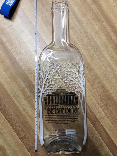 Flattened belvedere vodka - flattened,