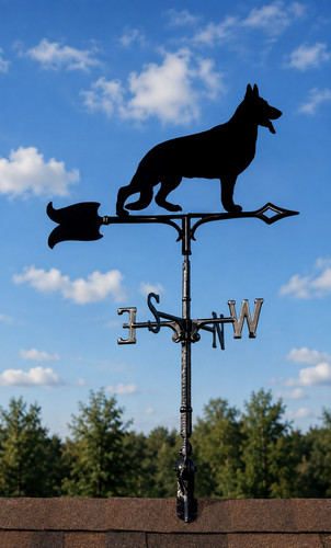 German sheperd weathervane - sheperd,
