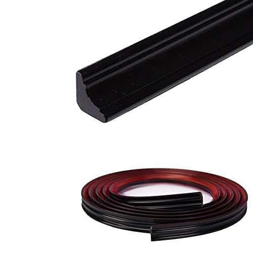 Black pvc quadrant - black,