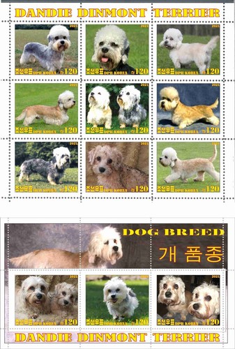 Stamp sheet block dandie - sheet+block,