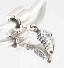 Pandora 925 Silver Charm | Hi-top Sneaker Trainer Dangle Charm | Genuine
