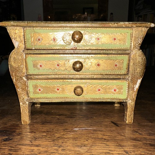 Antique miniature chest - miniature, of