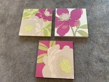 Next Wall Art Set of 3 Floral