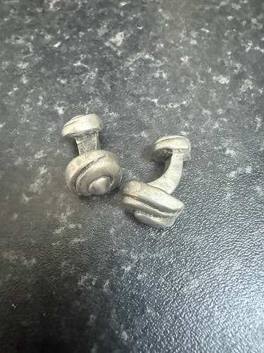 Carrol boyes pewter cufflinks - carrol,