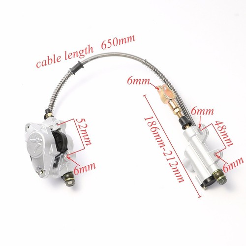 Hydraulic rear brake - hydraulic, caliper