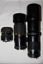 3x Pentax Fit Lenses, PK Mount (Faulty)(520, 002, 319)