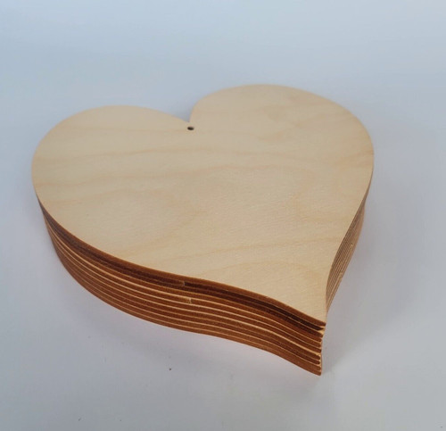 Wooden asymmetric long - 16, cm
