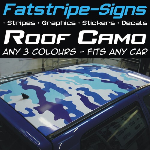 Full car roof camo - roof,