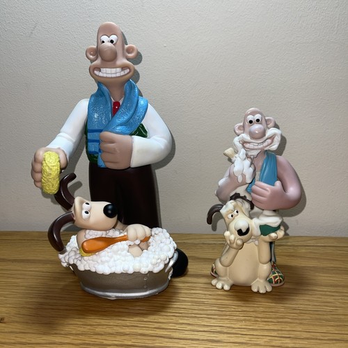Pair rare wallace gromit - &,