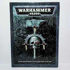 Warhammer 40k Rule Book 2004 4th Edition Hardcover Collectible Illustrated Rare