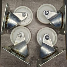 4 x Heavy Duty 75mm Plastic