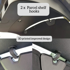 Ford Kuga MK3 Parcel Shelf Hooks Clips (2x) – Replacement set - improved design