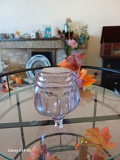 Chippenham Style Trinket Box with Lid . Purple Hue