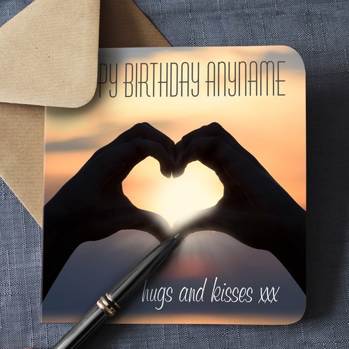Personalised birthday card - personalised,