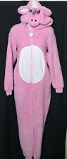 PRIMARK ladies 2XS/4-6 fleece HOODED UNICORN ALL-IN-ONE SLEEPWEAR loungewear VGC