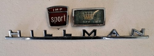 Hillman car badges - 3,