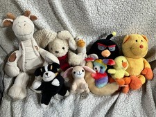 Small Mini Cutesy Kawaii Rabbit Soft Friends Plush Toy Bundle x9 Angry Birds 