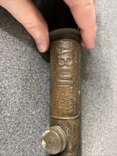 Vintage Abol Syringe No 4 Rose Garden Sprayer Brass Pump Display Wooden Handle