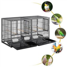 Wide bird cage divided - wide,