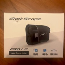 Shotscope Pro L2 Golf Laser Rangefinder with Slope Black