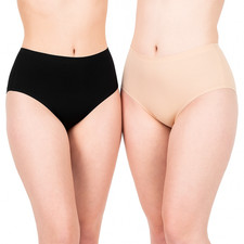 3 Pack Ladies Briefs Maxi, 100% Cotton Full Comfort Fit Underwear, UK Size 10-24